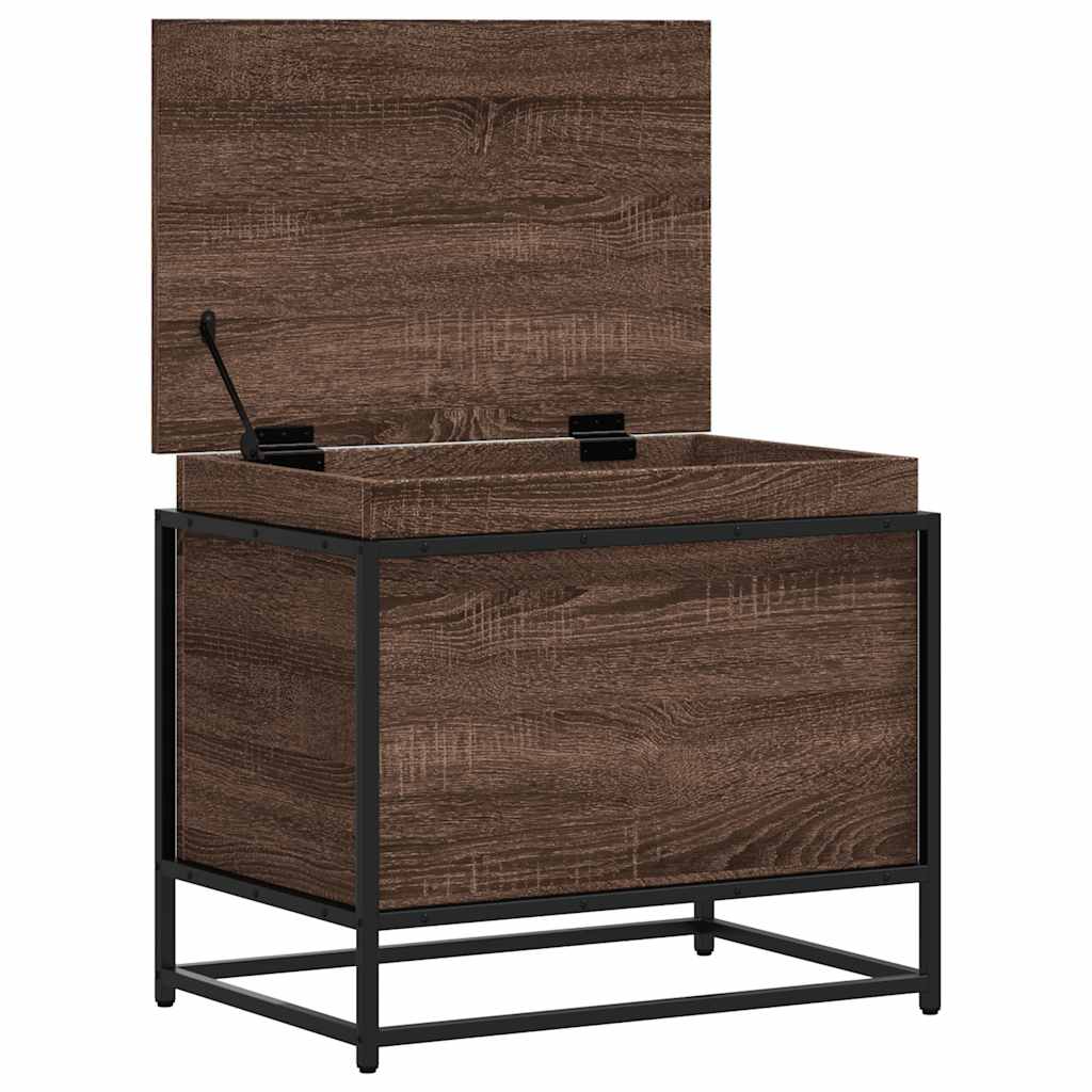 vidaXL Cutie depozitare stejar maro 60x40x51,5 cm lemn prelucrat