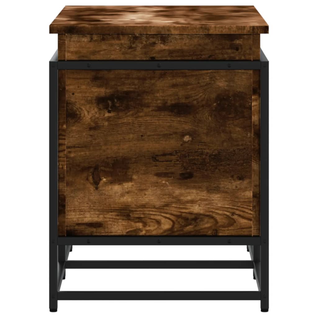 vidaXL Cutie depozitare stejar sonoma 80x40x51,5 cm lemn prelucrat vidaXL Cutie depozitare stejar sonoma 80x40x51,5 cm lemn prelucrat
