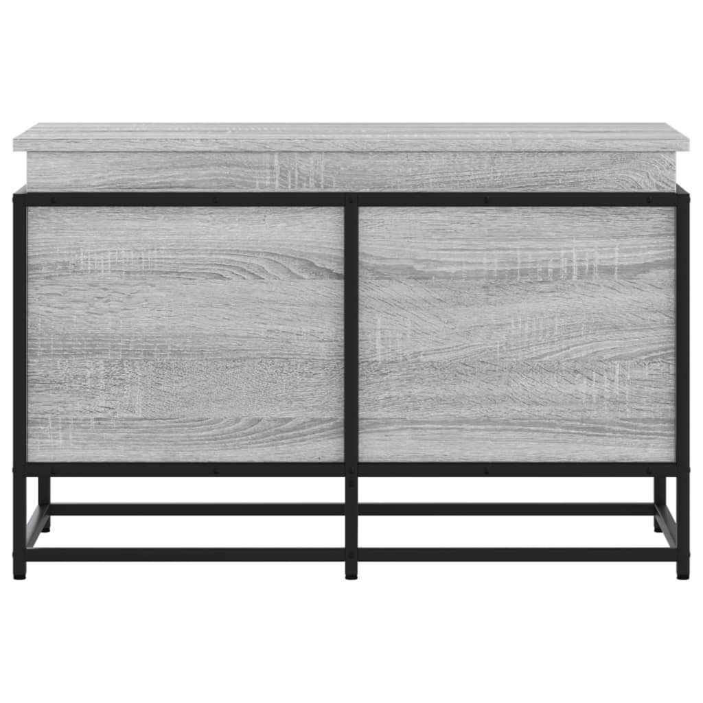 vidaXL Cutie depozitare gri sonoma 80x40x51,5 cm lemn prelucrat vidaXL Cutie depozitare gri sonoma 80x40x51,5 cm lemn prelucrat