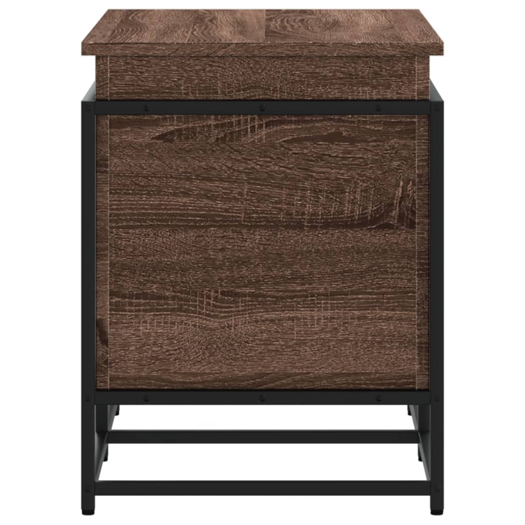 vidaXL Cutie depozitare stejar maro 80x40x51,5 cm lemn prelucrat