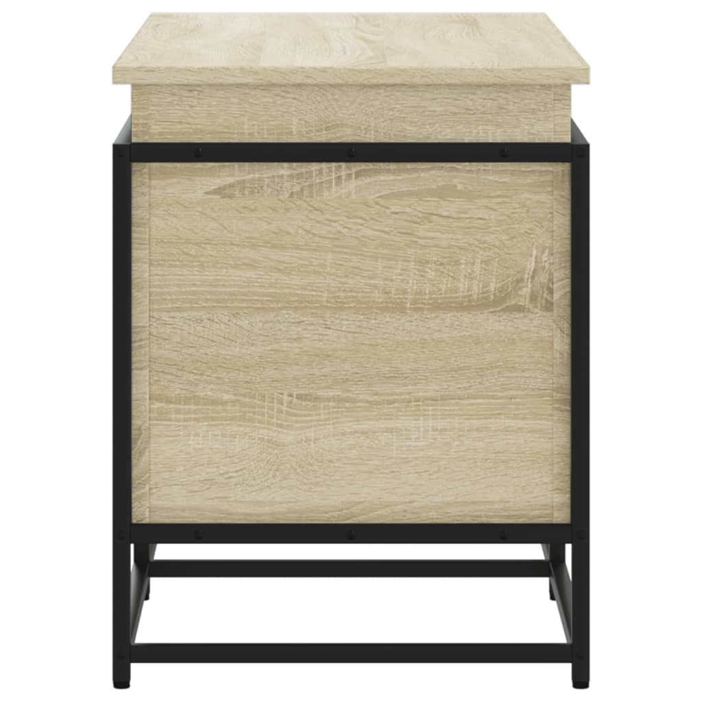 vidaXL Cutie depozitare stejar sonoma 100x40x51,5 cm lemn prelucrat vidaXL Cutie depozitare stejar sonoma 100x40x51,5 cm lemn prelucrat