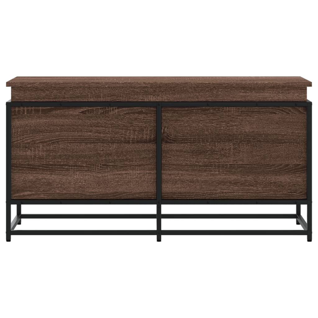 vidaXL Cutie depozitare stejar maro 100x40x51,5 cm lemn prelucrat vidaXL Cutie depozitare stejar maro 100x40x51,5 cm lemn prelucrat