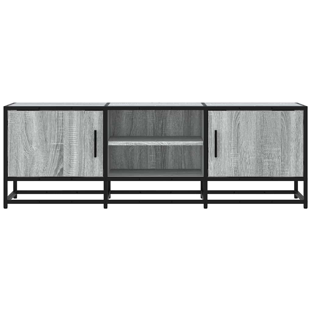 vidaXL Dulap TV, gri sonoma, 120x35x41 cm, lemn prelucrat și metal