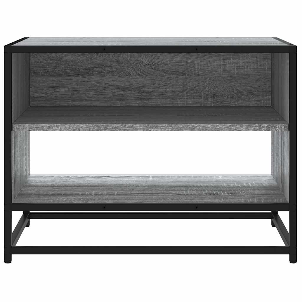 vidaXL Dulap TV, gri sonoma, 61x40x46 cm, lemn prelucrat și metal