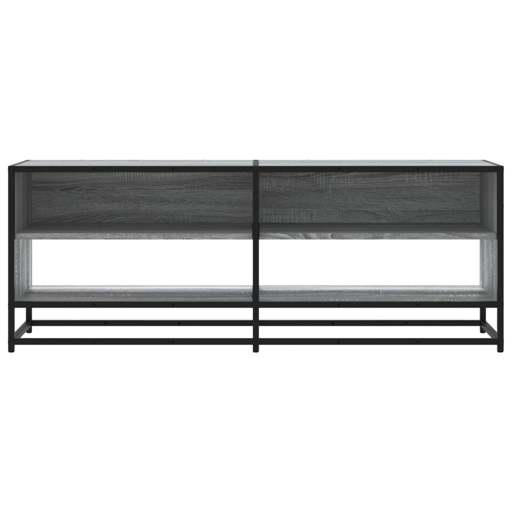 vidaXL Dulap TV, gri sonoma, 120,5x40x46 cm, lemn prelucrat și metal