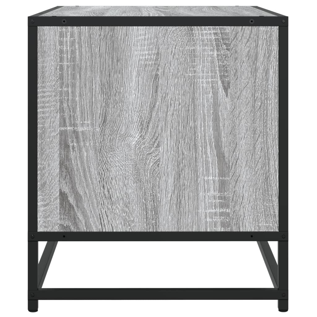 vidaXL Dulap TV, gri sonoma, 120,5x40x46 cm, lemn prelucrat și metal