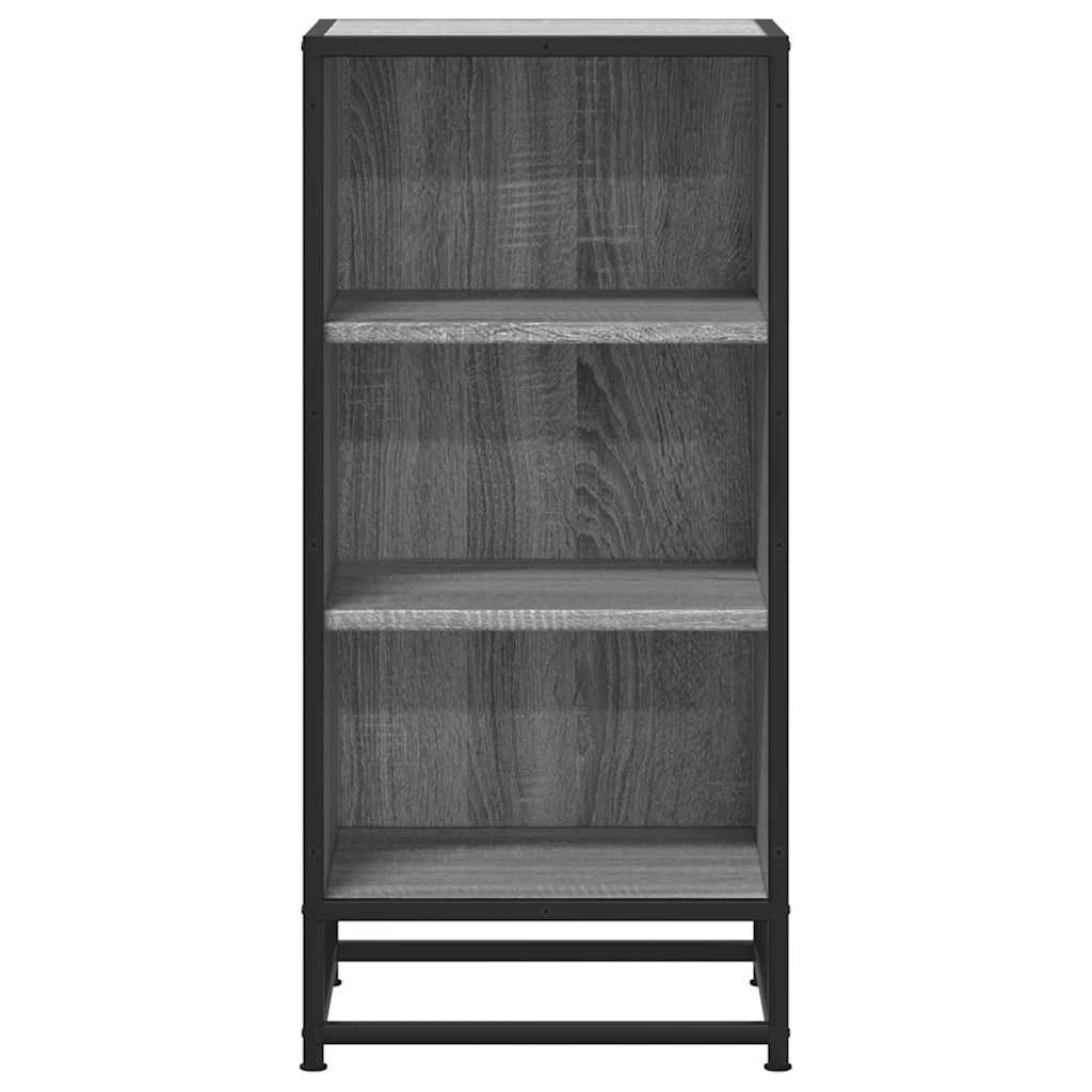 vidaXL Dulap, gri sonoma, 35,5x35x76 cm, lemn prelucrat și metal vidaXL Dulap, gri sonoma, 35,5x35x76 cm, lemn prelucrat și metal
