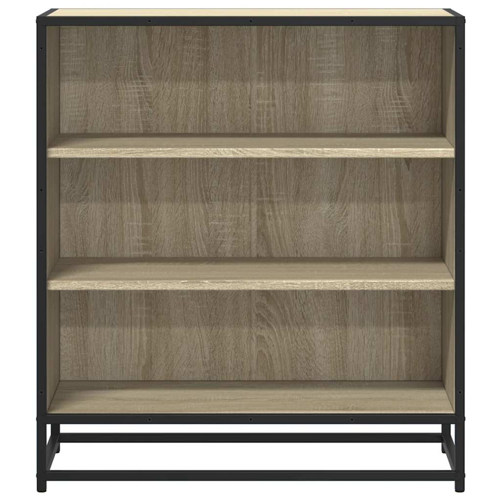 vidaXL Dulap, stejar sonoma, 68x35x76 cm, lemn prelucrat și metal