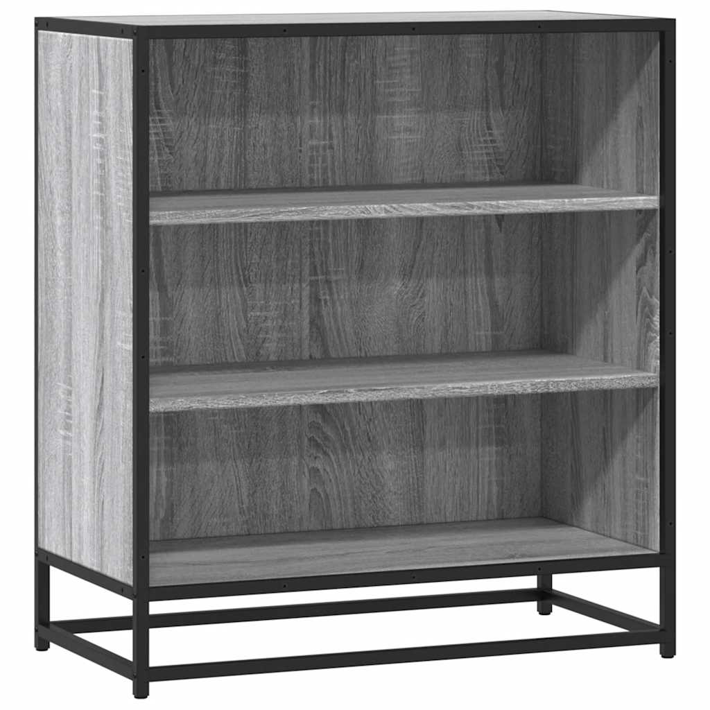vidaXL Dulap, gri sonoma, 68x35x76 cm, lemn prelucrat și metal