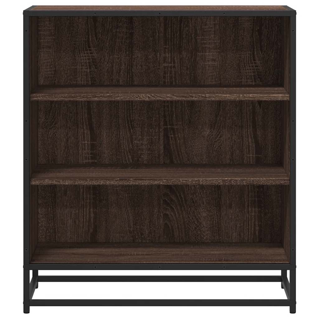 vidaXL Dulap, stejar maro, 68x35x76 cm, lemn prelucrat și metal