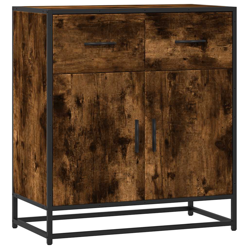 vidaXL Bufetă Stejar afumat 68x35x76 cm Lemn prelucrat