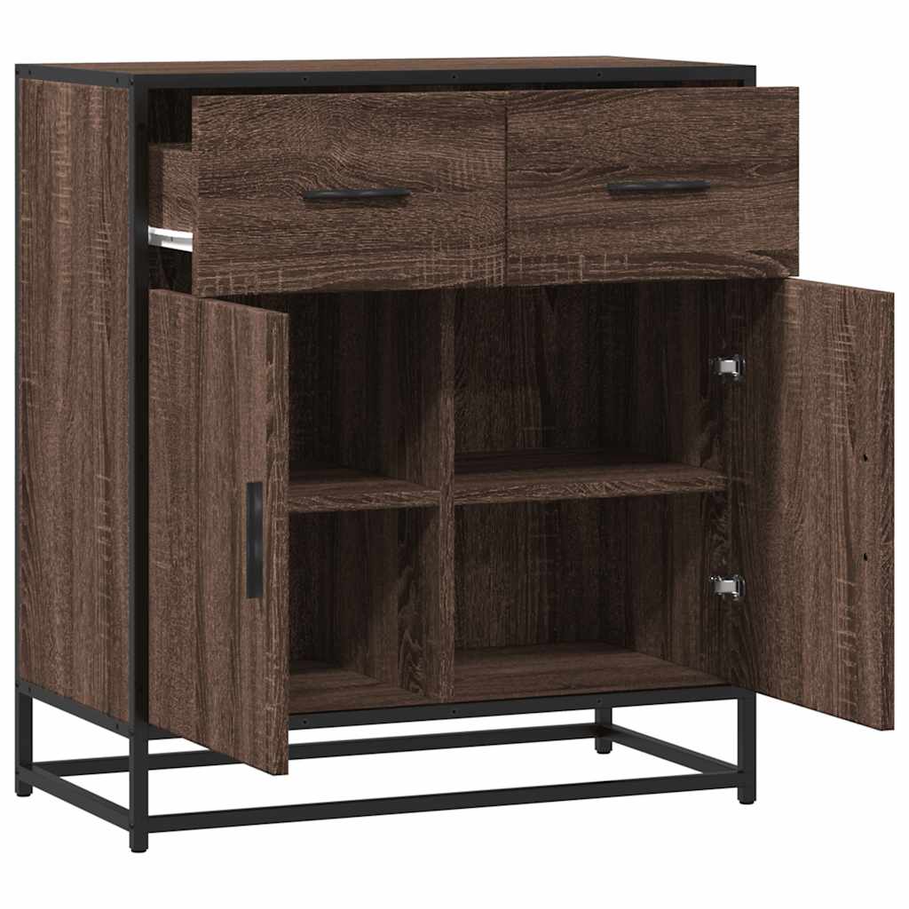 vidaXL Bufetă Stejar maro 68x35x76 cm Lemn prelucrat vidaXL Bufetă Stejar maro 68x35x76 cm Lemn prelucrat