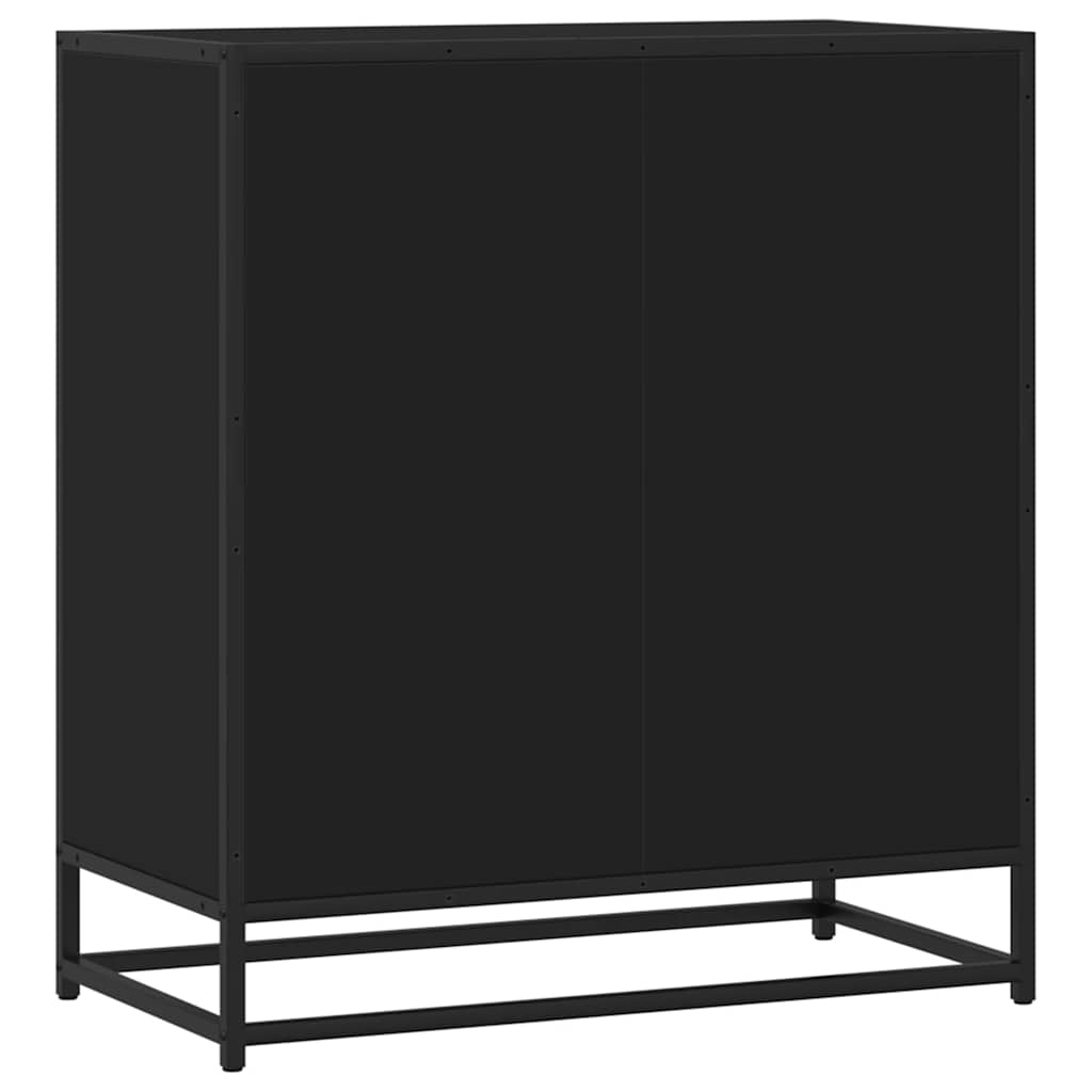 vidaXL Bufetă neagră 68x35x76 cm lemn prelucrat