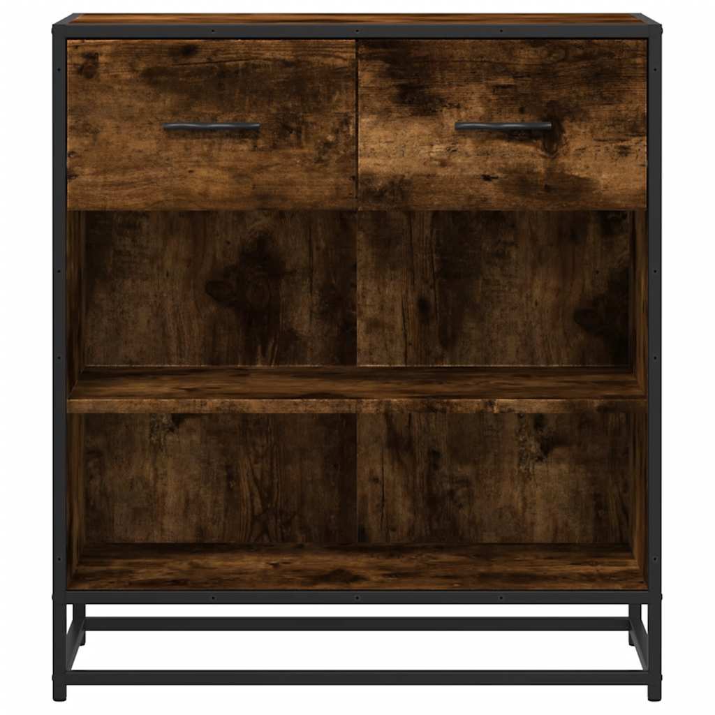 vidaXL Bufetă Stejar afumat 68x35x76 cm Lemn prelucrat vidaXL Bufetă Stejar afumat 68x35x76 cm Lemn prelucrat