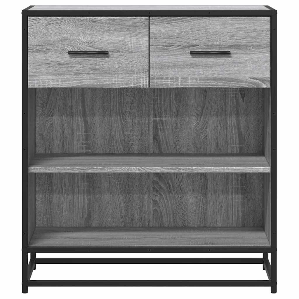 vidaXL Bufetă gri Sonoma 68x35x76 cm din lemn prelucrat