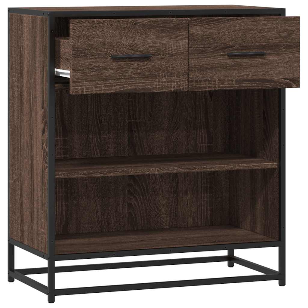 vidaXL Bufetă Stejar maro 68x35x76 cm Lemn prelucrat vidaXL Bufetă Stejar maro 68x35x76 cm Lemn prelucrat