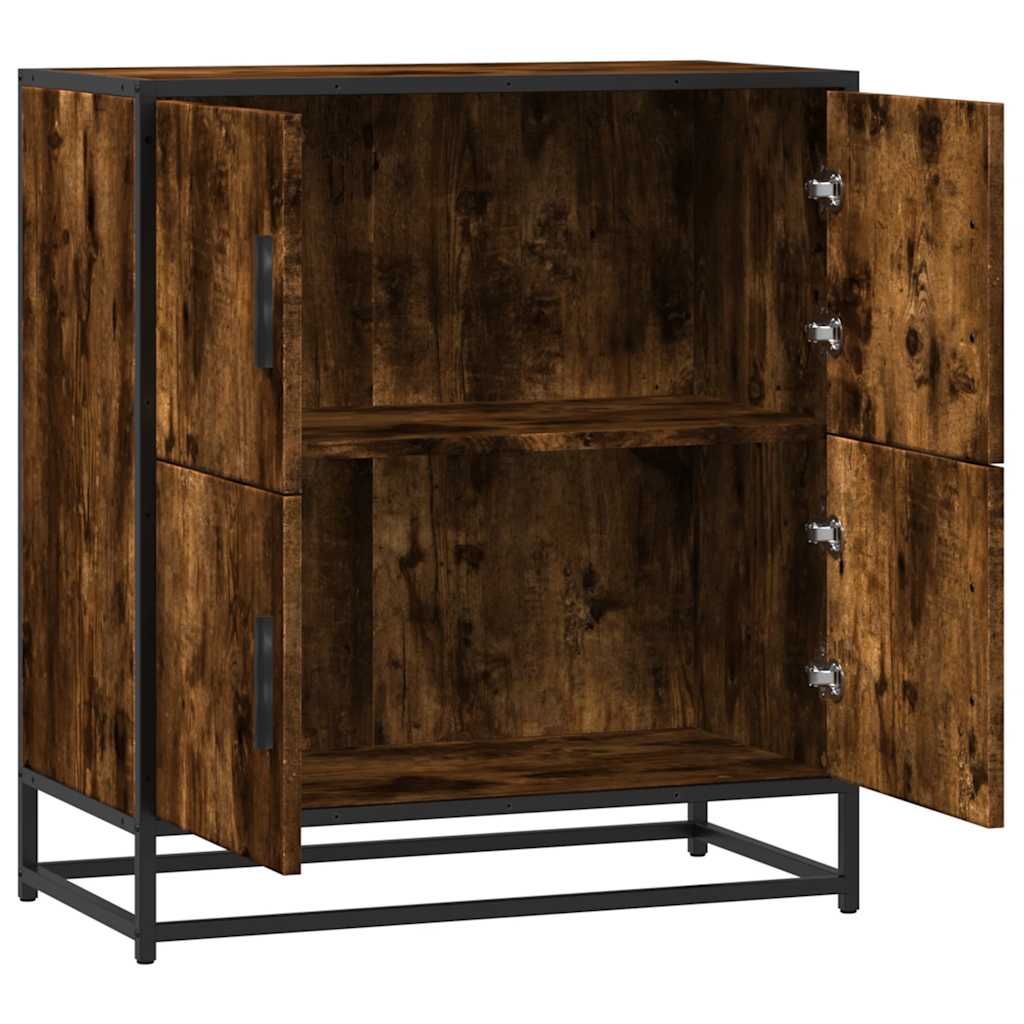 vidaXL Bufetă Stejar afumat 68x35x76 cm Lemn prelucrat