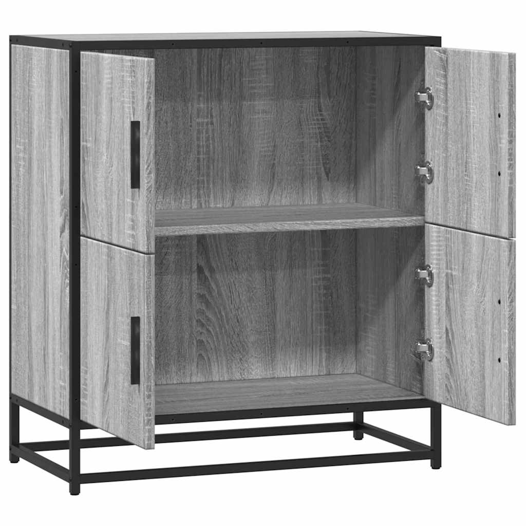 vidaXL Bufetă gri Sonoma 68x35x76 cm din lemn prelucrat
