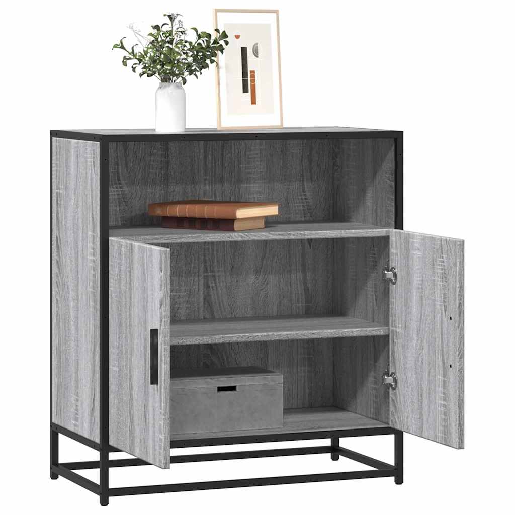 vidaXL Bufetă gri Sonoma 68x35x76 cm din lemn prelucrat vidaXL Bufetă gri Sonoma 68x35x76 cm din lemn prelucrat