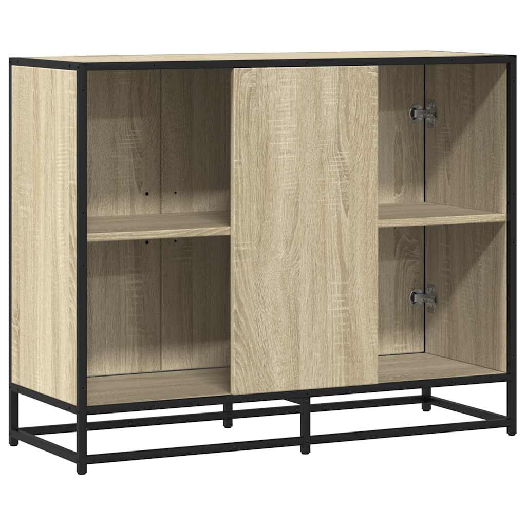 vidaXL Dulap, stejar sonoma, 94x35x76 cm, lemn compozit vidaXL Dulap, stejar sonoma, 94x35x76 cm, lemn compozit