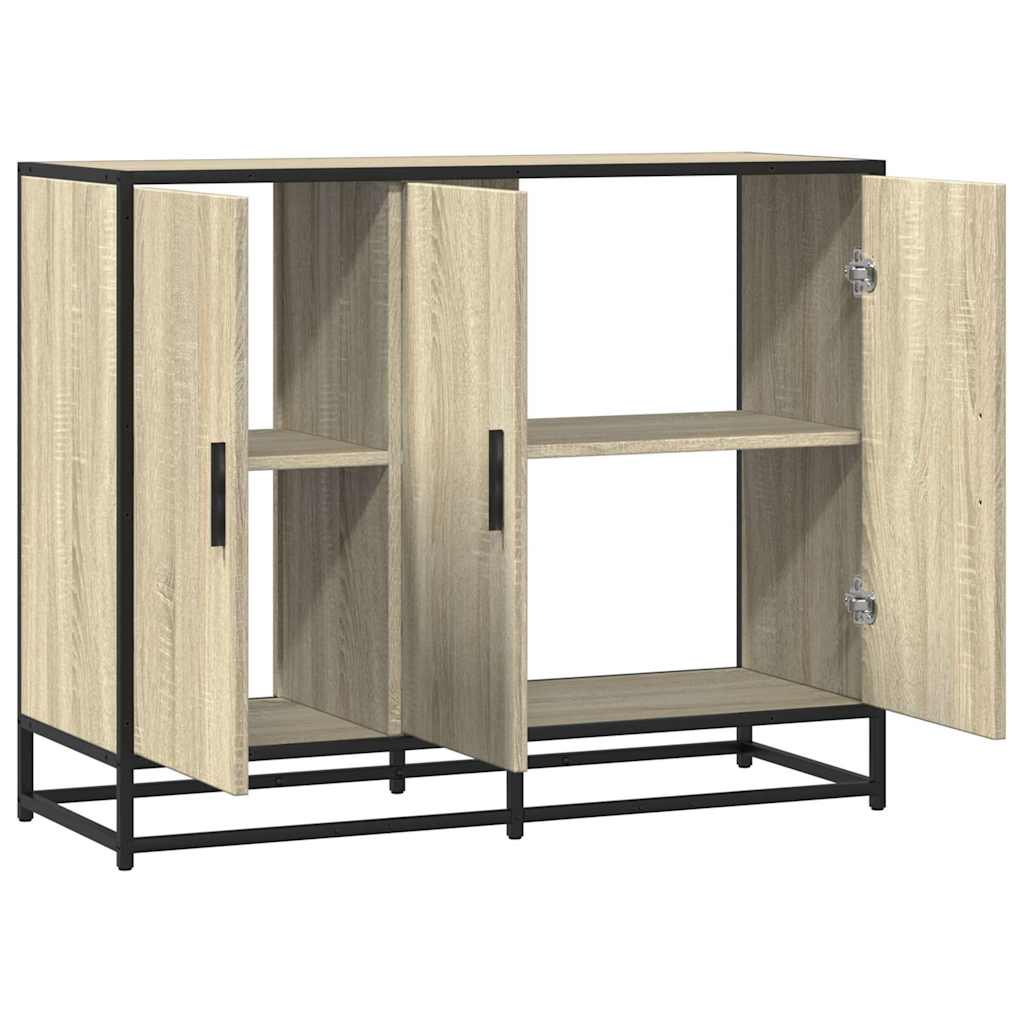 vidaXL Dulap, stejar sonoma, 94x35x76 cm, lemn compozit vidaXL Dulap, stejar sonoma, 94x35x76 cm, lemn compozit