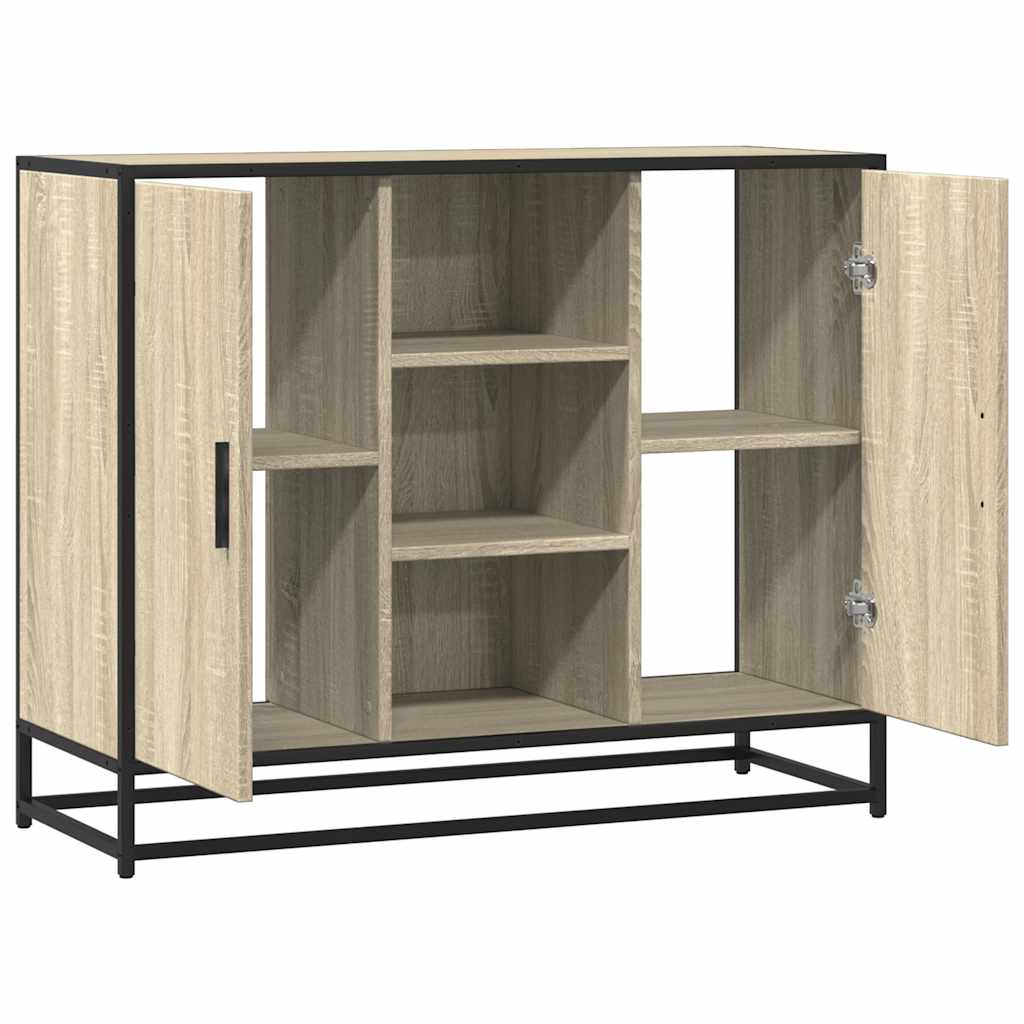 vidaXL Dulap, stejar sonoma, 92x35x76 cm, lemn prelucrat