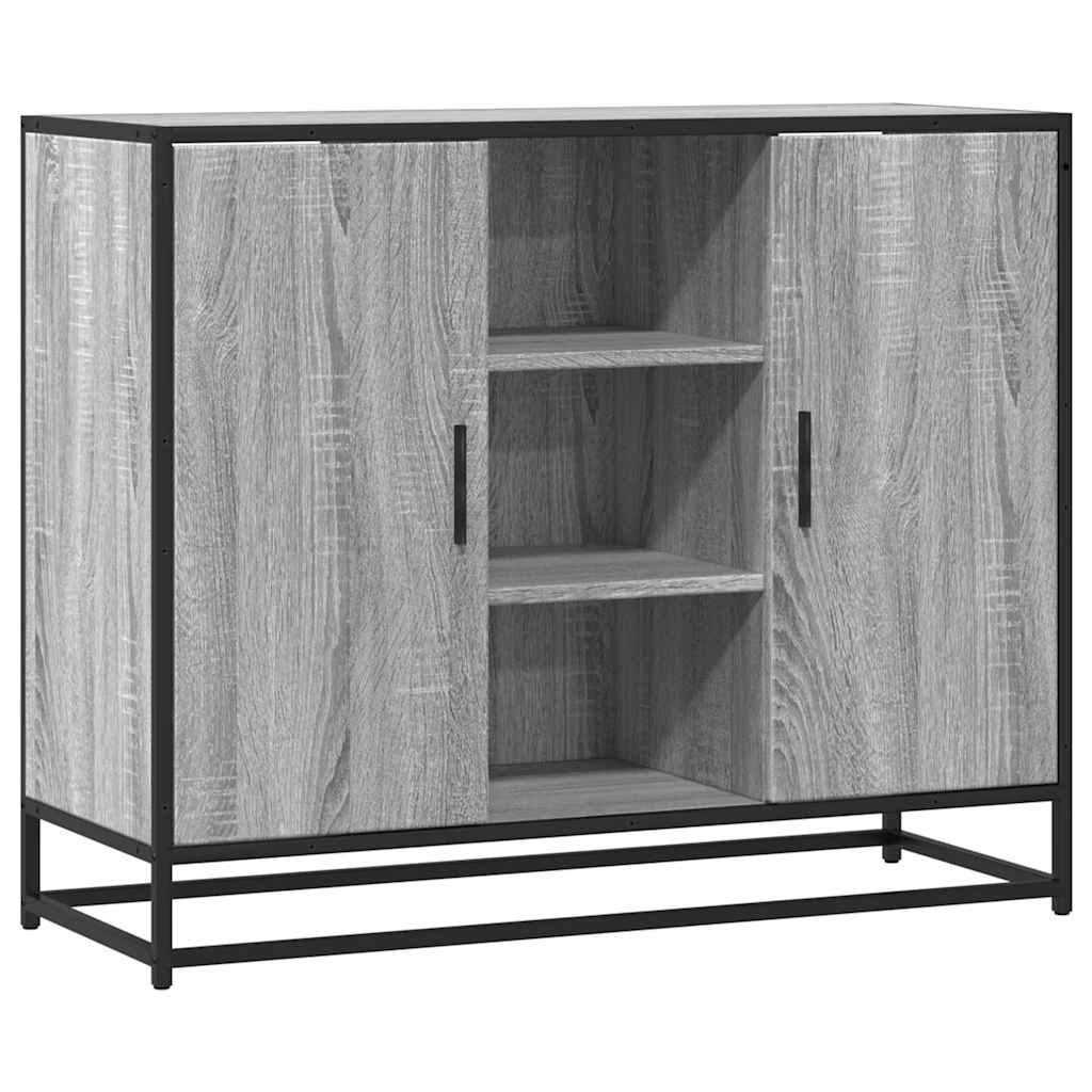 vidaXL Dulap, gri sonoma, 92x35x76 cm, lemn prelucrat