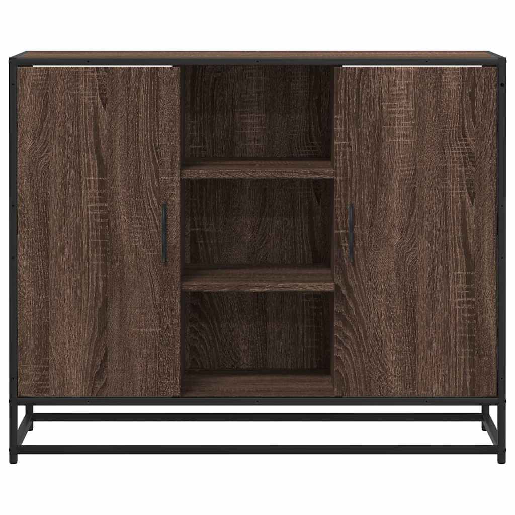vidaXL Dulap, stejar maro, 92x35x76 cm, lemn prelucrat