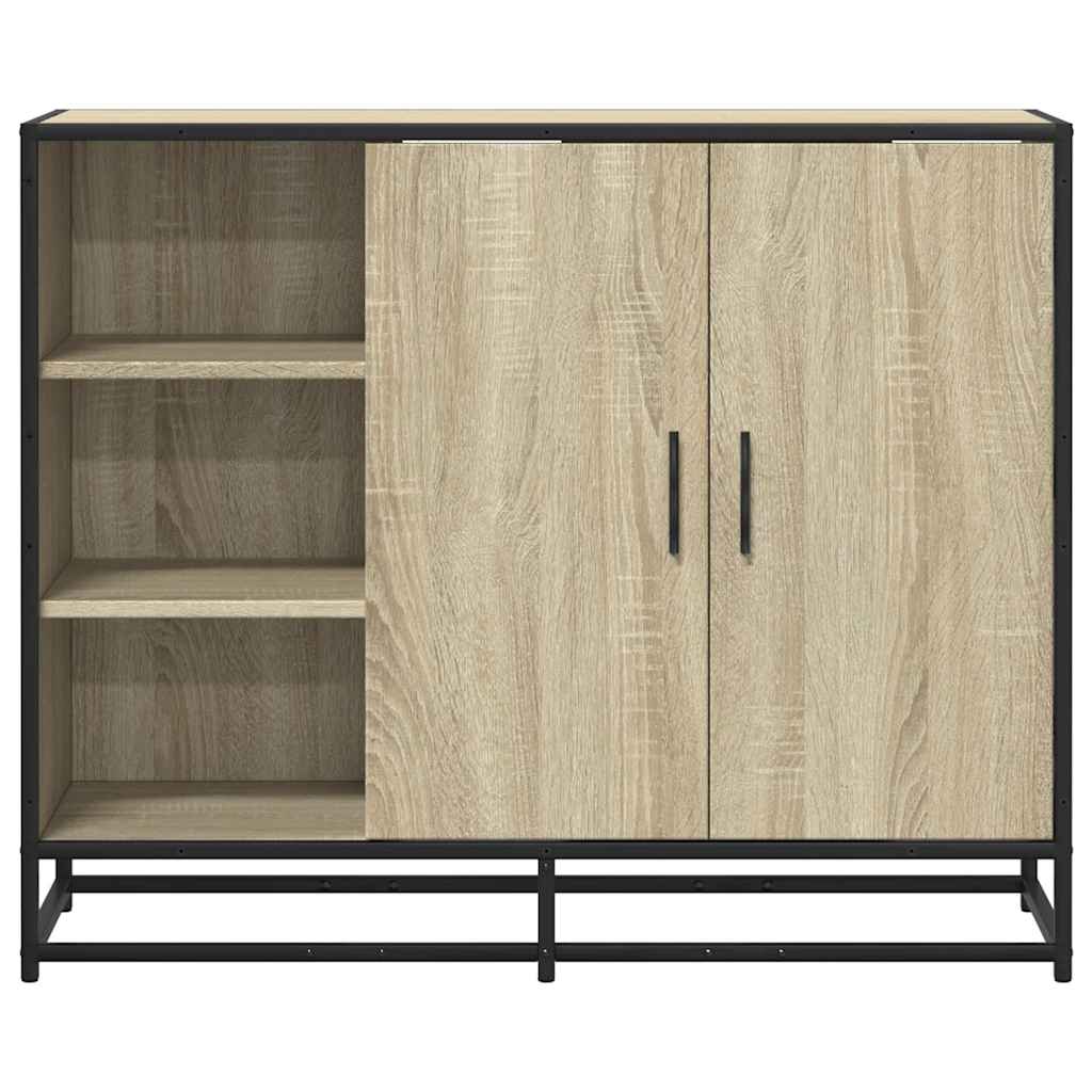 vidaXL Dulap, stejar sonoma, 92x35x76 cm, lemn prelucrat
