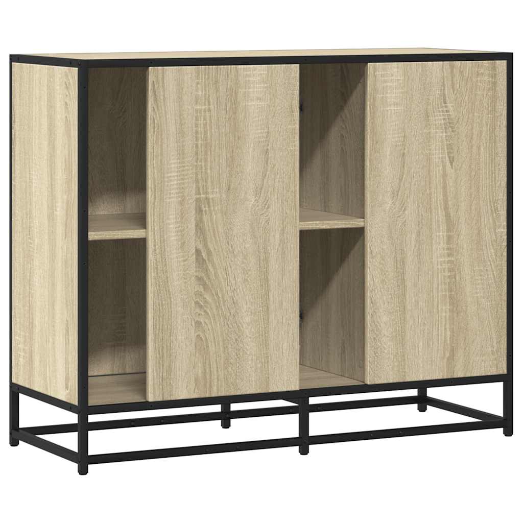 vidaXL Dulap, stejar sonoma, 92x35x76 cm, lemn prelucrat