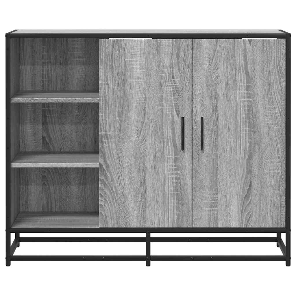 vidaXL Dulap, gri sonoma, 92x35x76 cm, lemn prelucrat