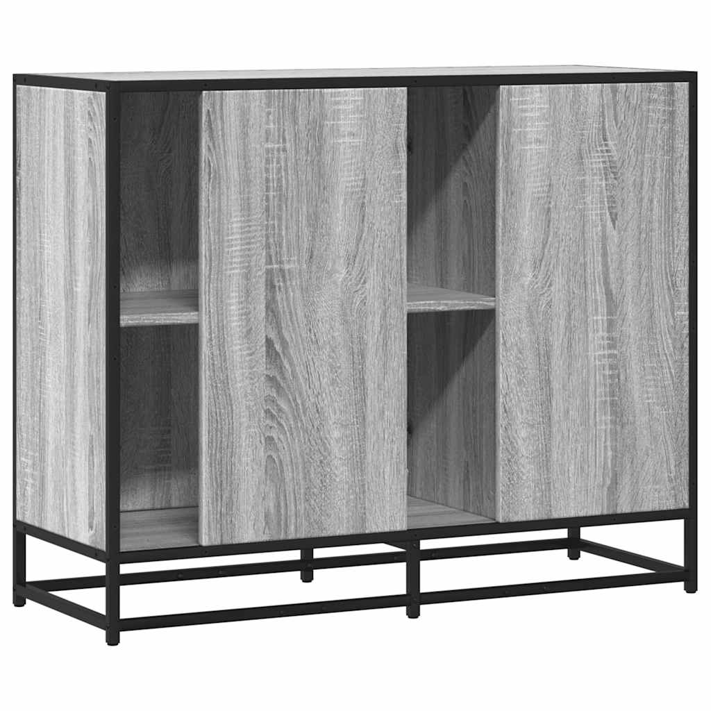vidaXL Dulap, gri sonoma, 92x35x76 cm, lemn prelucrat