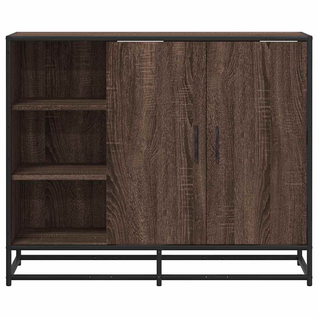 vidaXL Dulap, stejar maro, 92x35x76 cm, lemn prelucrat