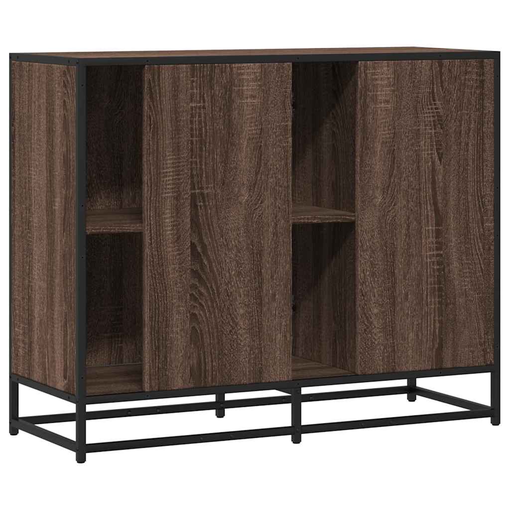 vidaXL Dulap, stejar maro, 92x35x76 cm, lemn prelucrat