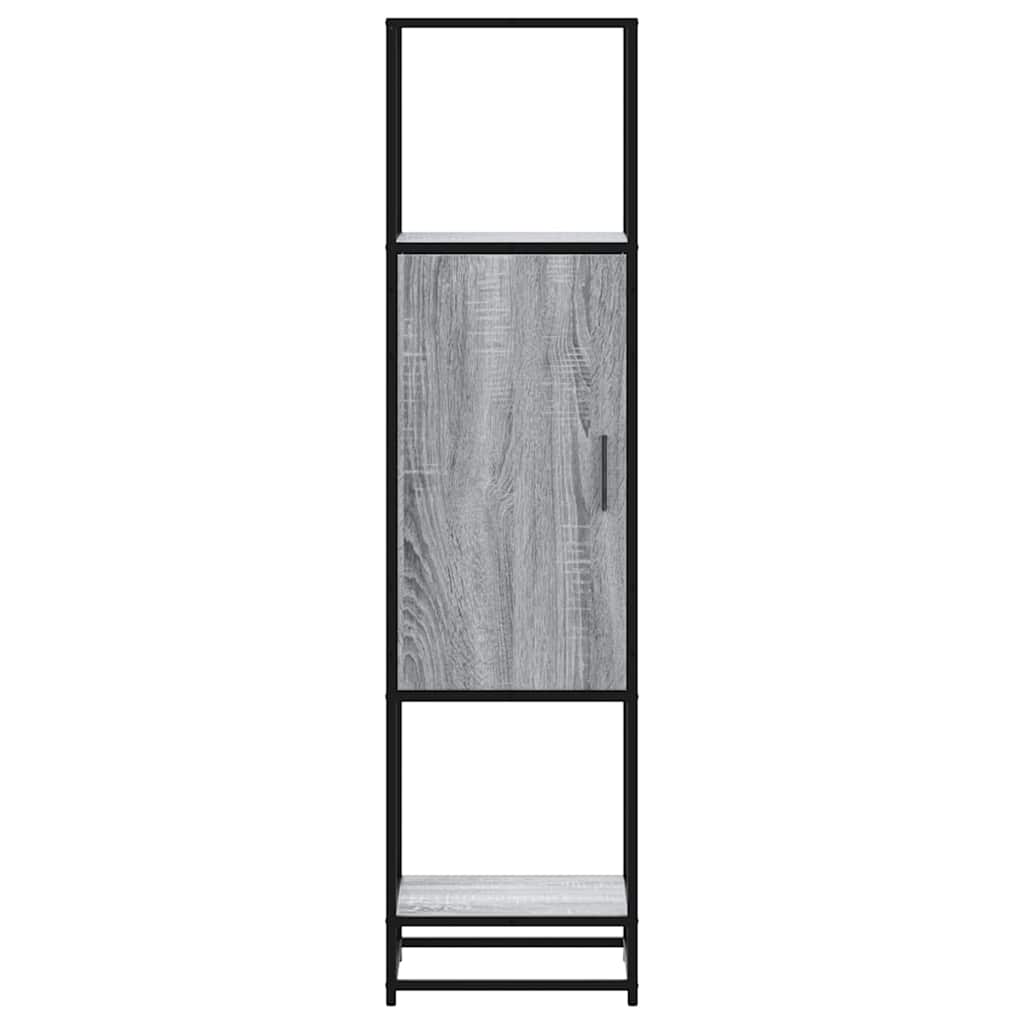 vidaXL Dulap nalt gri Sonoma 35,5x35x139 cm lemn prelucrat