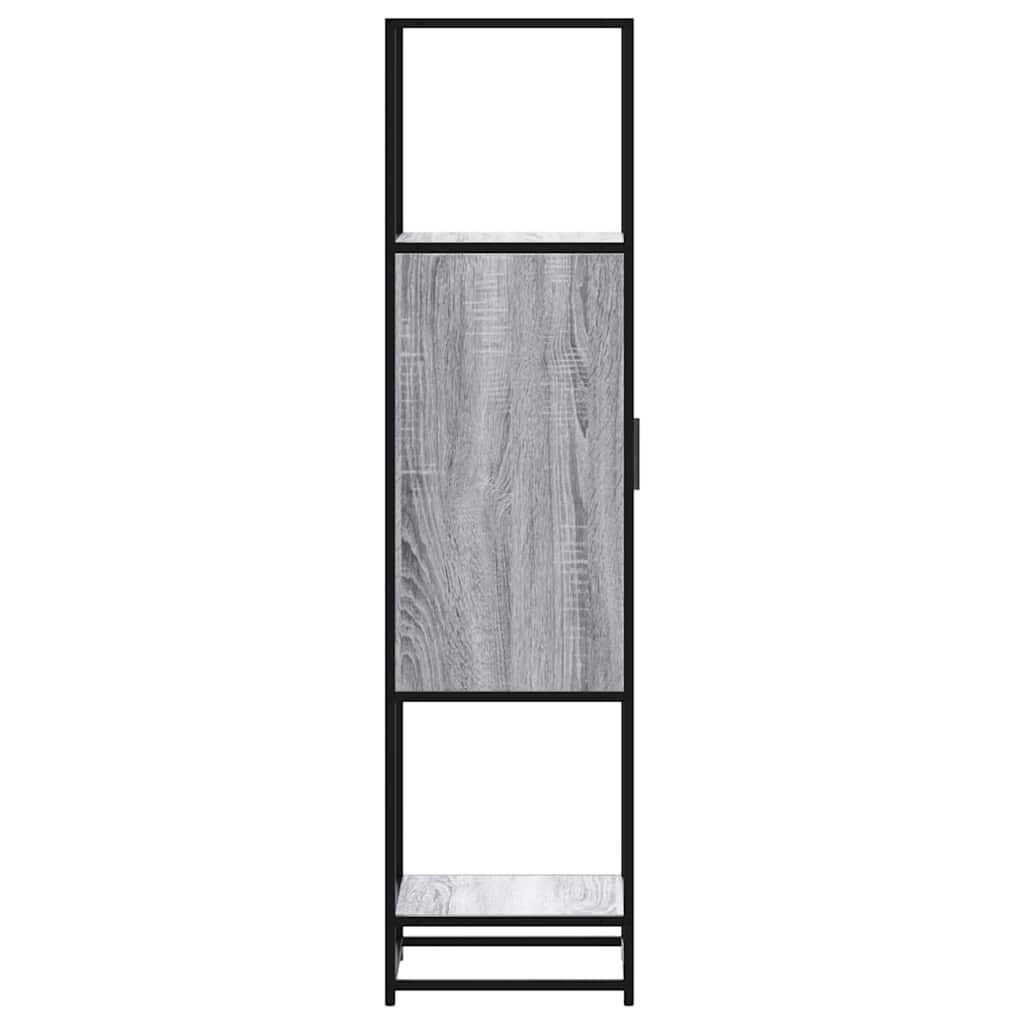 vidaXL Dulap nalt gri Sonoma 35,5x35x139 cm lemn prelucrat