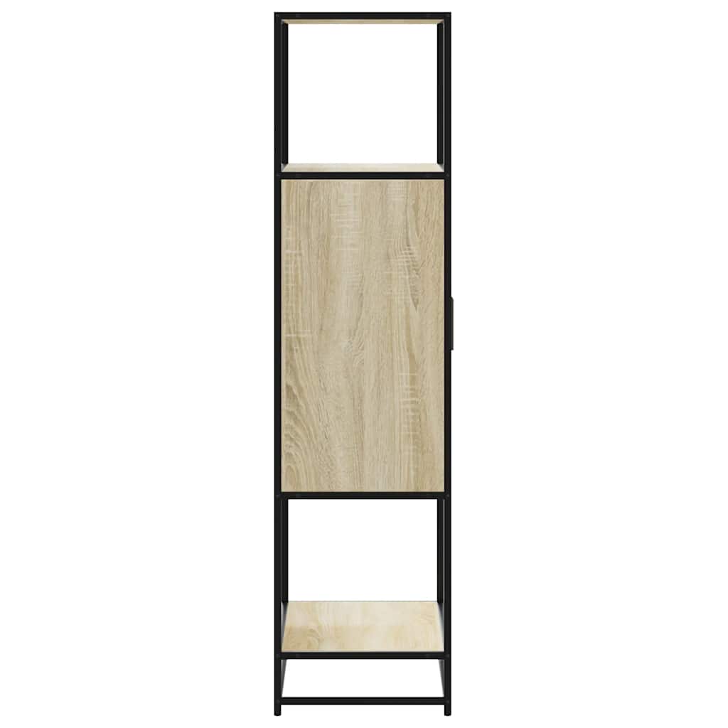 vidaXL Dulapuru Stejar Sonoma 68x35x139 cm lemn și metal prelucrat vidaXL Dulapuru Stejar Sonoma 68x35x139 cm lemn și metal prelucrat