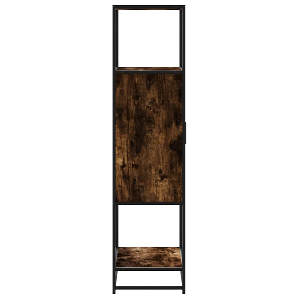 vidaXL Dulapuru stejar afumat 68x35x139 cm lemn și metal prelucrat vidaXL Dulapuru stejar afumat 68x35x139 cm lemn și metal prelucrat