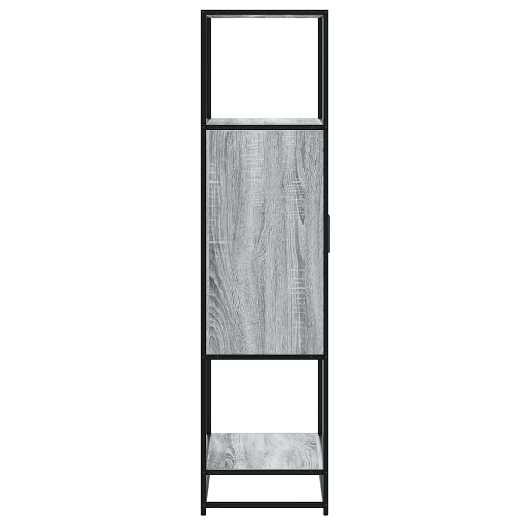 vidaXL Dulap nalt gri Sonoma 68x35x139 cm lemn prelucrat