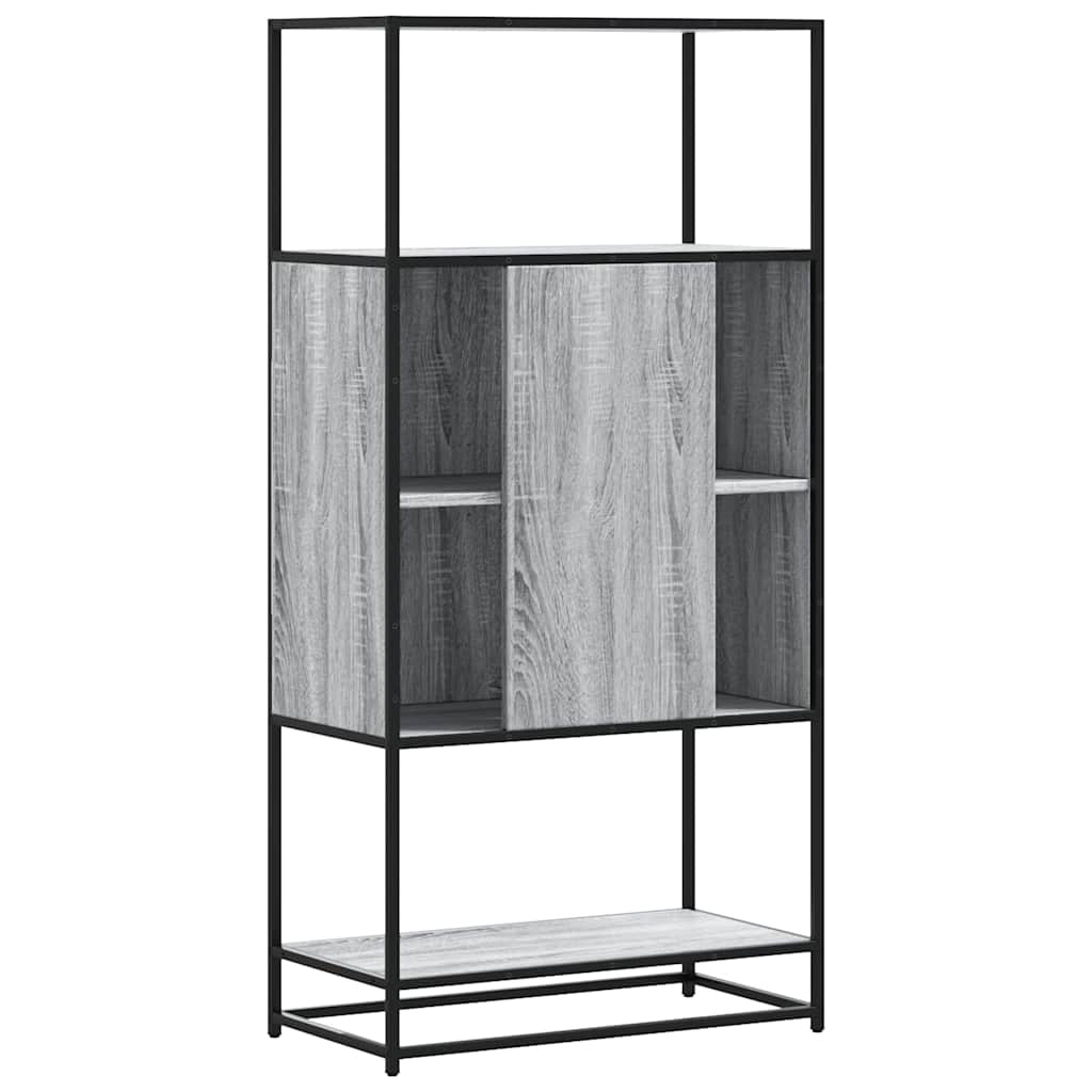 vidaXL Dulap nalt gri Sonoma 68x35x139 cm lemn prelucrat