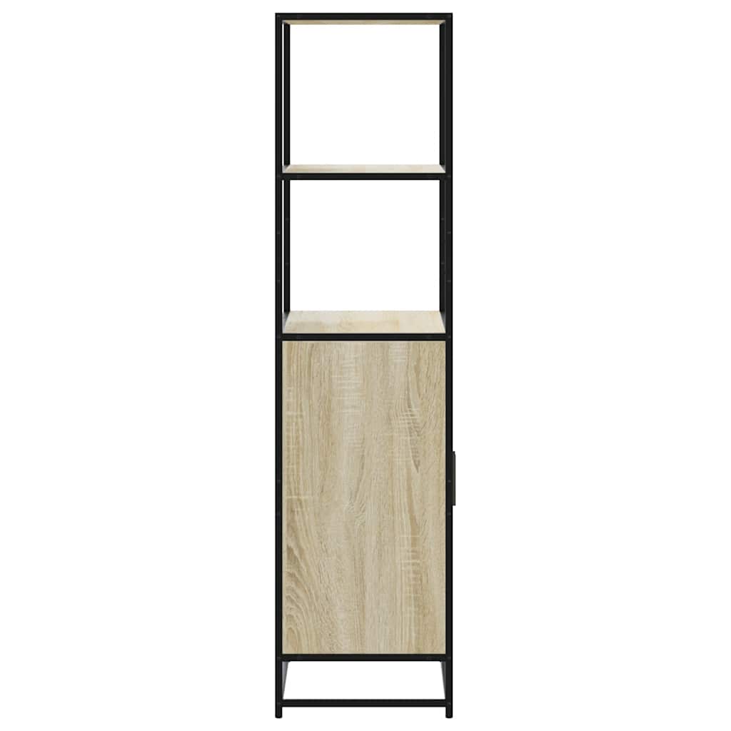 vidaXL Dulapuru Stejar Sonoma 68x35x139 cm lemn și metal prelucrat vidaXL Dulapuru Stejar Sonoma 68x35x139 cm lemn și metal prelucrat
