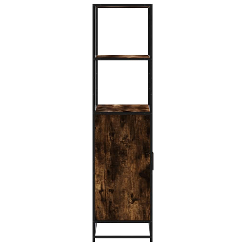 vidaXL Dulapuru stejar afumat 68x35x139 cm lemn și metal prelucrat vidaXL Dulapuru stejar afumat 68x35x139 cm lemn și metal prelucrat