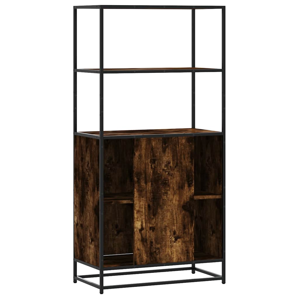 vidaXL Dulapuru stejar afumat 68x35x139 cm lemn și metal prelucrat vidaXL Dulapuru stejar afumat 68x35x139 cm lemn și metal prelucrat