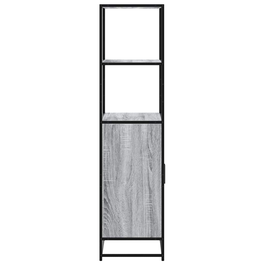 vidaXL Dulap nalt gri Sonoma 68x35x139 cm lemn prelucrat