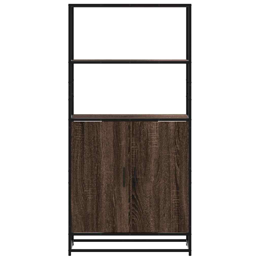 vidaXL Dulapuru Stejar maro 68x35x139 cm lemn și metal prelucrat vidaXL Dulapuru Stejar maro 68x35x139 cm lemn și metal prelucrat