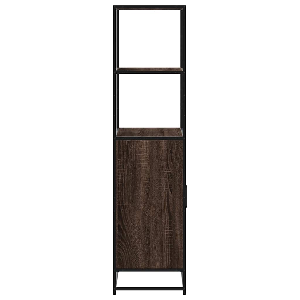 vidaXL Dulapuru Stejar maro 68x35x139 cm lemn și metal prelucrat vidaXL Dulapuru Stejar maro 68x35x139 cm lemn și metal prelucrat