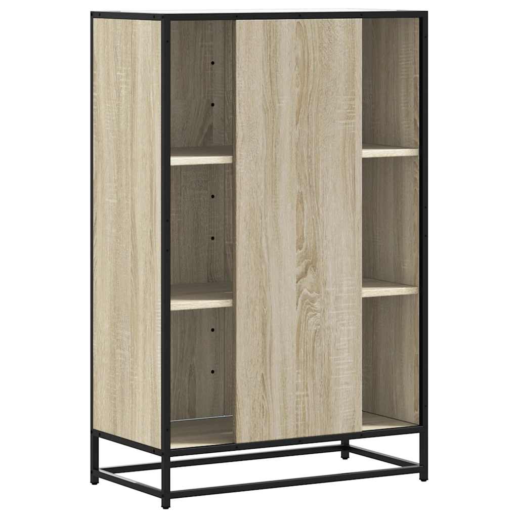 vidaXL Dulapuru Stejar Sonoma 68x35x106,5 cm lemn și metal prelucrat vidaXL Dulapuru Stejar Sonoma 68x35x106,5 cm lemn și metal prelucrat