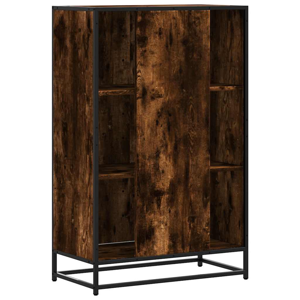 vidaXL Dulapuru stejar afumat 68x35x106,5 cm lemn și metal prelucrat vidaXL Dulapuru stejar afumat 68x35x106,5 cm lemn și metal prelucrat