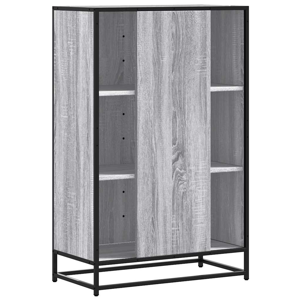 vidaXL Dulap nalt gri Sonoma 68x35x106,5 cm lemn prelucrat