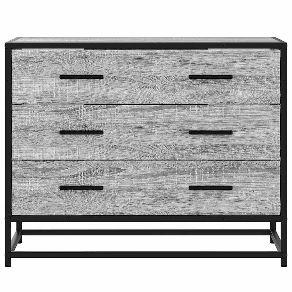 vidaXL Dulap cu sertar, gri sonoma, 70x41x56 cm, lemn prelucrat vidaXL Dulap cu sertar, gri sonoma, 70x41x56 cm, lemn prelucrat